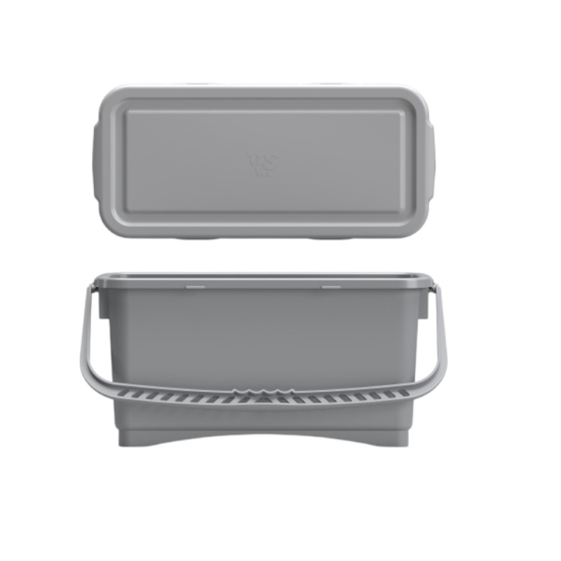 Luchtdichte emmer voor voorimpregnering - Met deksel - 20 l - Grijs